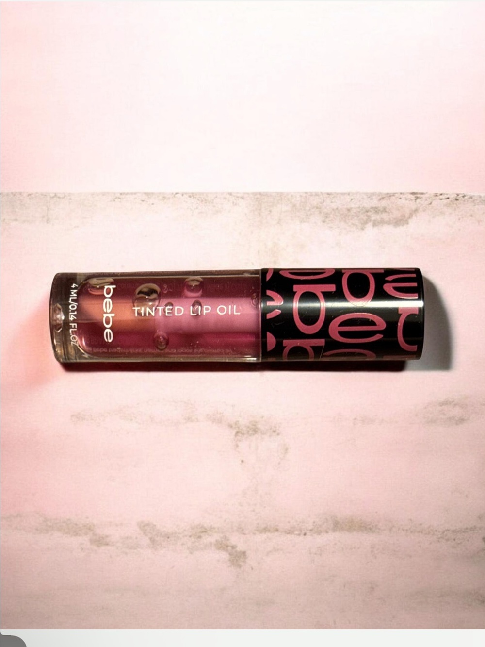 bebe Tinted Lip Oil — Shimmery Dusty Rose